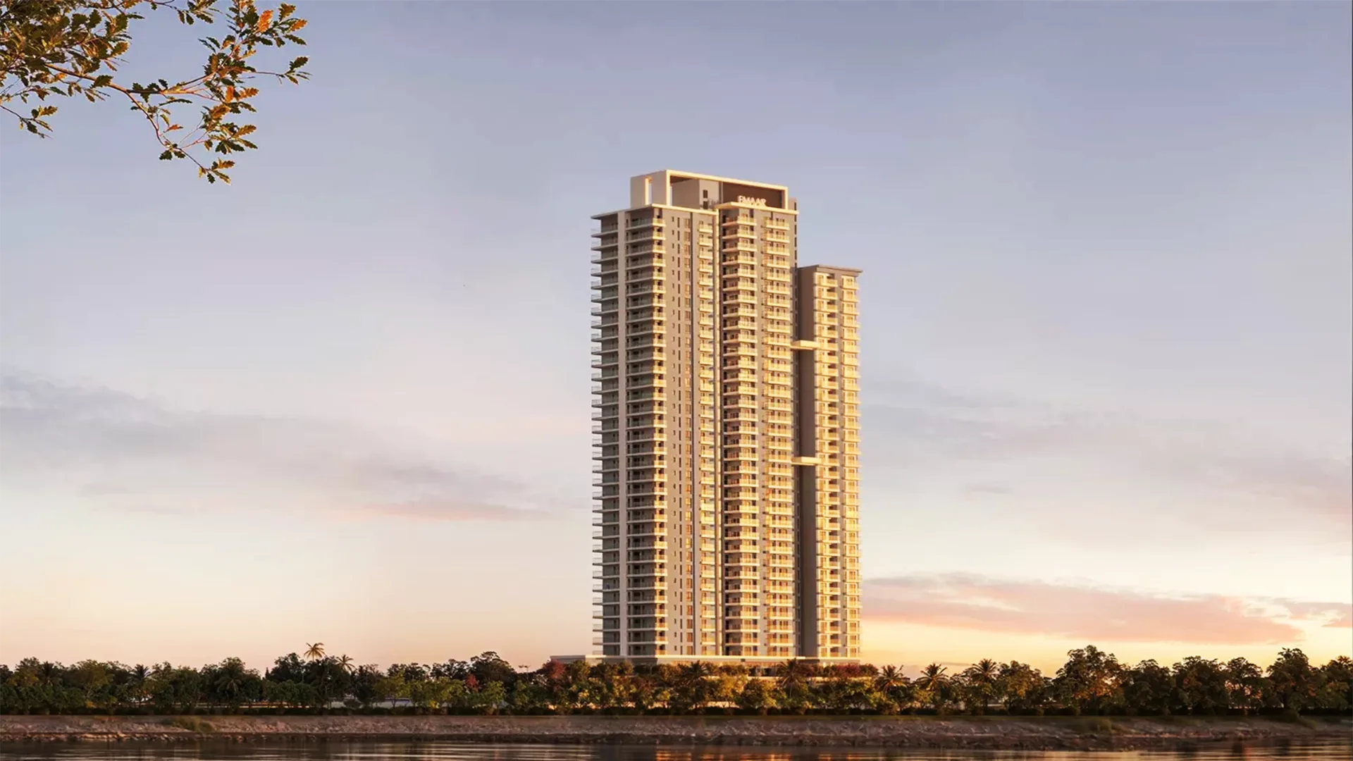 Landscaped greens at Emaar Elara